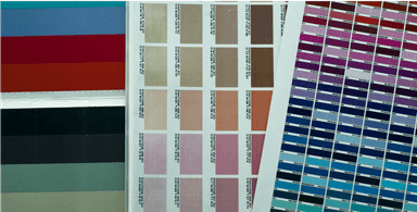 Printed color sheets